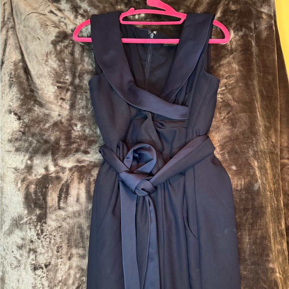 Women’s Jumpsuit Size 10 Blue/Navy Business Casual